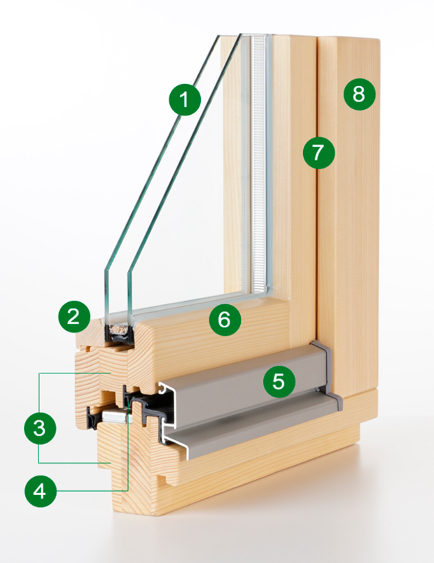 Holzfenster Hegerl Comfort - IV68